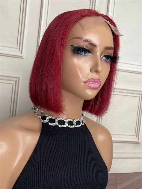 short red and black wig|natural red human hair wigs.